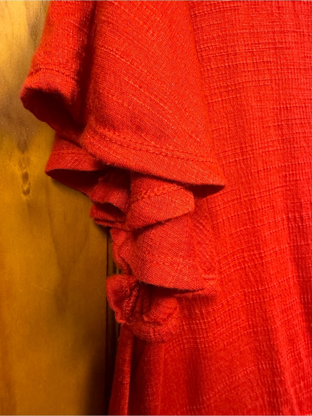 Max Studio Red Tiered Wrap Dress XL NWT - Picture 5 of 7